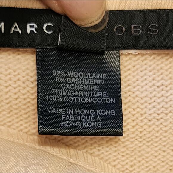 Marc Jacobs‎ short sleeve pink sweater bow sz small wool cashmere - Picture 6 of 7